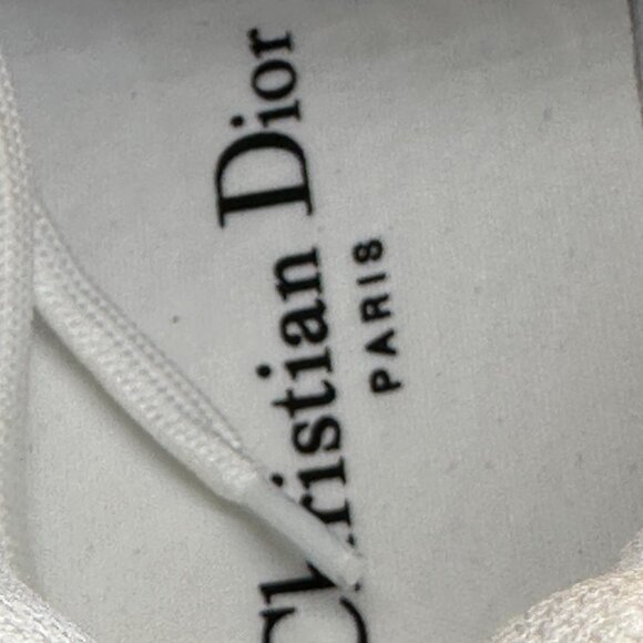 DIOR Star Lace Up Low Top Suede Leather Sneakers Trainers Pastel Peyote - Picture 13 of 16